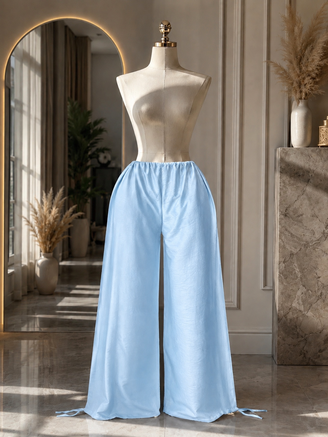 Balloon Pants in Baby Blue