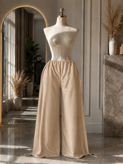 Célora balloon pants showing the light flowy balloon cut